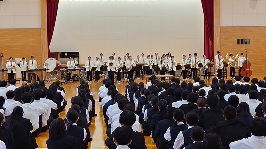 全日制】吹奏楽研究部による東日本学校吹奏楽大会金賞受賞報告